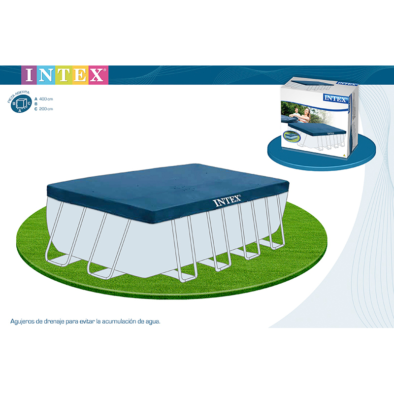 INTEX - COBERTOR PARA PISCINA RECTANGULAR 450X220 CM 28039