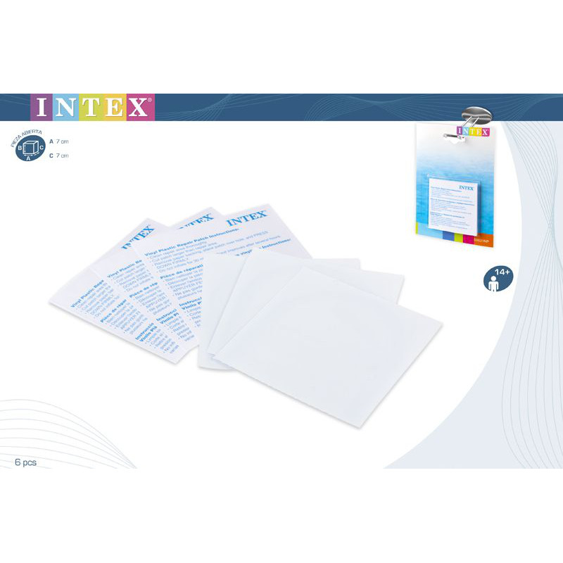 INTEX - KIT REPARACIN AUTOADHESIVOS 59631