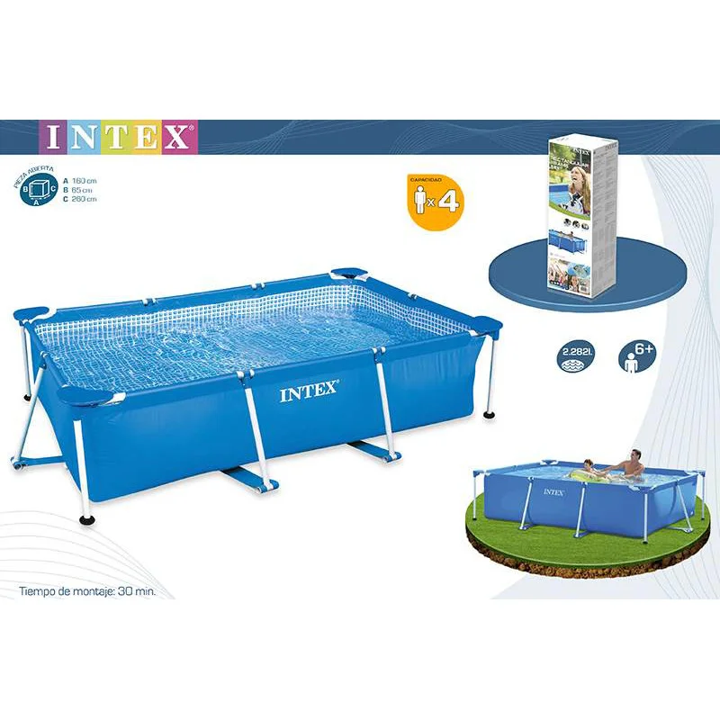 INTEX - PISCINA RECTANGULAR 260X160X65CM 2282 LITROS 28271