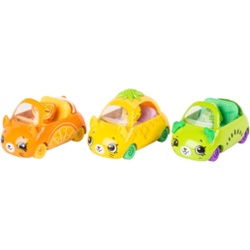 SHOPKINS - AUTOS DE METAL CON MINI SHOPKINS  X 3