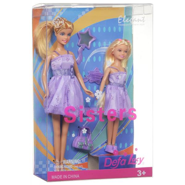 DEFA TOYS - MUECAS HERMANAS CON ACCESORIOS   