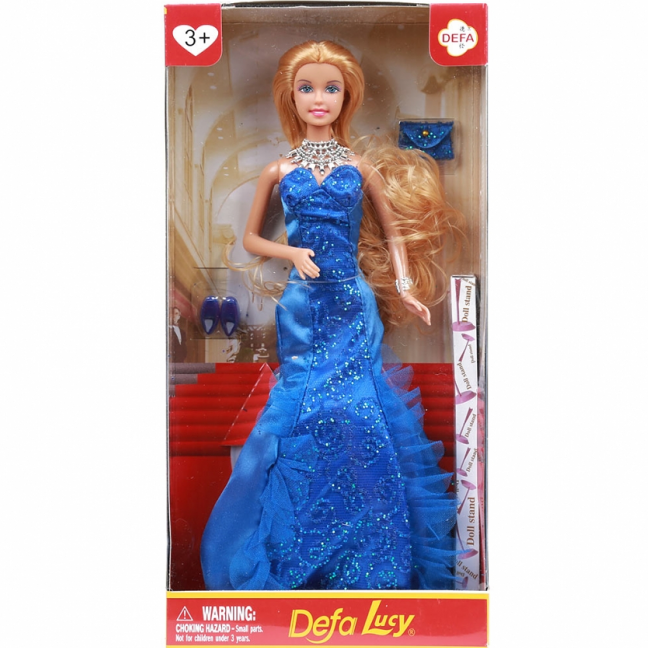 DEFA TOYS - MUECA CON VESTIDO FIESTA