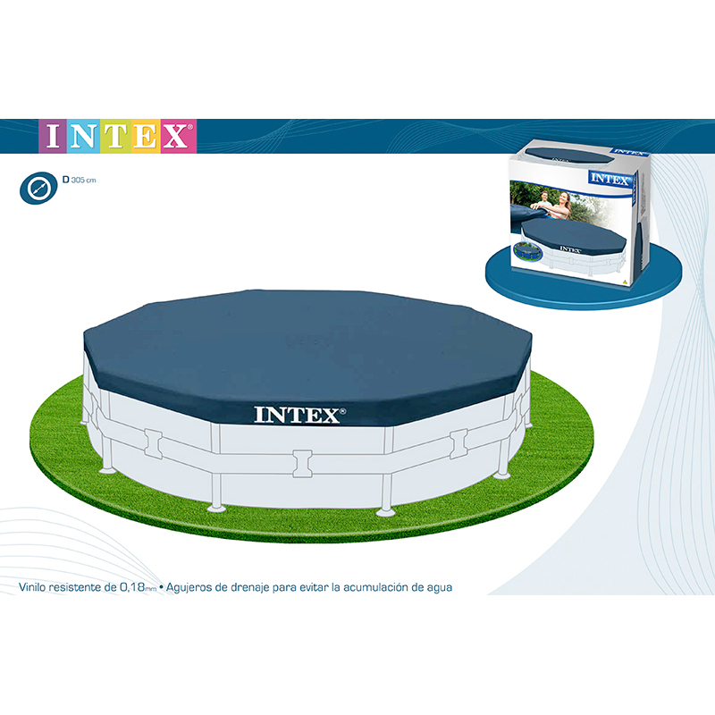 INTEX - COBERTOR PARA PISCINA ESTRUCTURAL 305CM 28030 