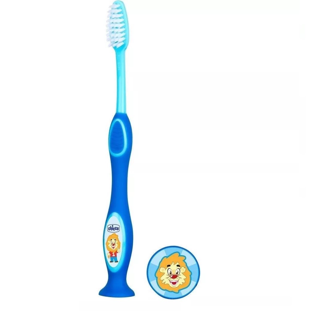 CHICCO - CEPILLO DE DIENTES AZUL 3-6 AOS