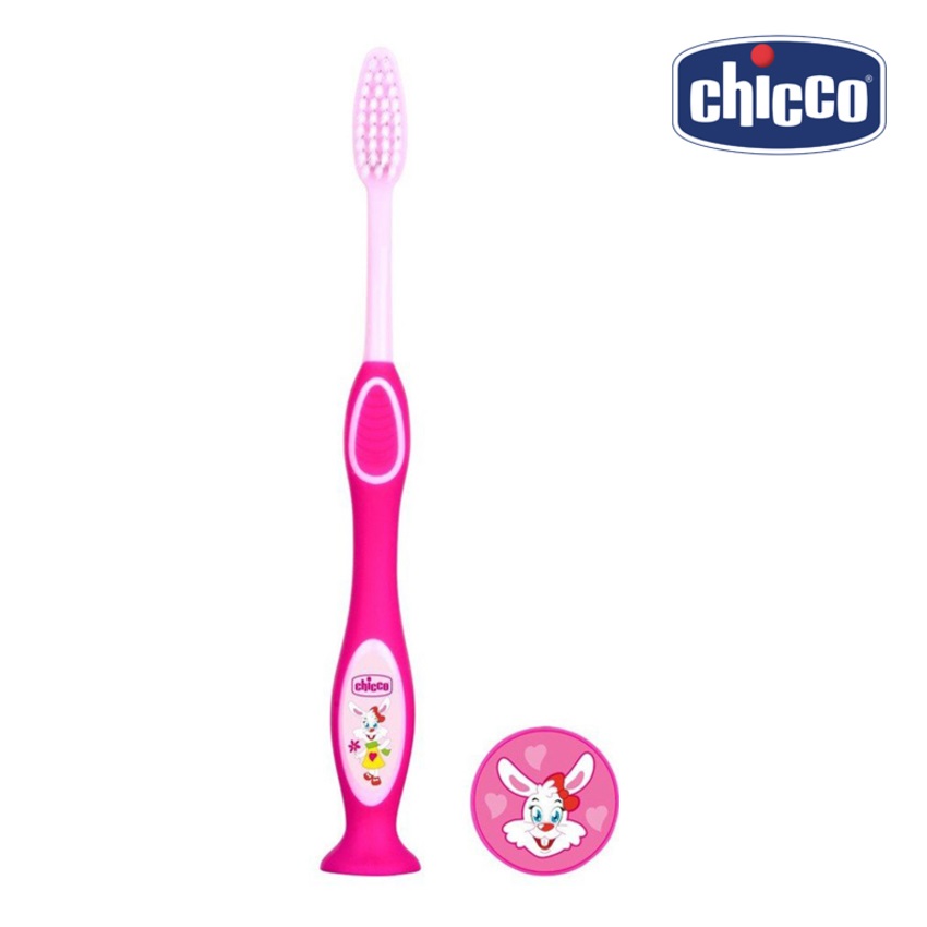 CHICCO - CEPILLO DE DIENTES ROSA 3-6 AOS