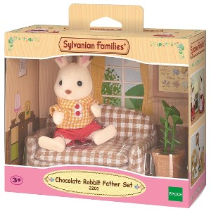 SYLVANIAN FAMILIES - CHOCOLATE RABBIT FATHER SET 