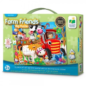 THE LEARNING JOURNEY - PUZZLE DE PISO AMIGOS DE LA GRANJA 12 PIEZAS
