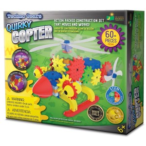 THE LEARNING JOURNEY - TECHNO GEARS QUIRKY COPTER + 60 PIEZAS