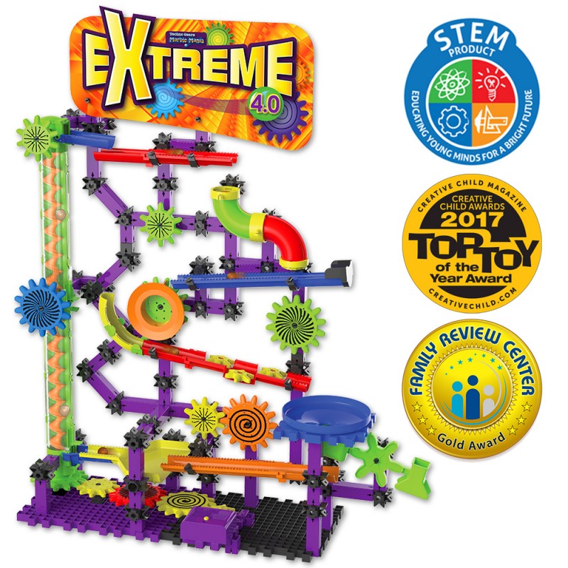 Glow In The Dark Marble Run Techno Gears Marble Mania® - The