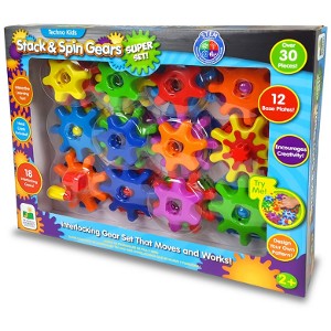 THE LEARNING JOURNEY - TECHNO KIDS STACK AND SPIN +30 PIEZAS