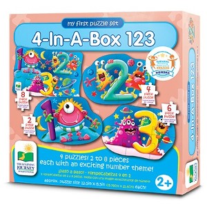 THE LEARNING JOURNEY - 4 PUZZLES EN CAJA 123
