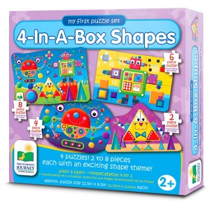 THE LEARNING JOURNEY - 4 PUZZLES EN CAJA FORMAS