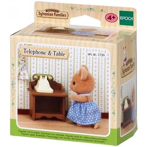 SYLVANIAN FAMILIES - TELEPHONE AND TABLE
