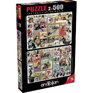 ANATOLIAN - PUZZLE 2X500 PIEZAS KOMIK KOPEKLER