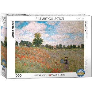 EUROGRAPHICS - PUZZLE 1000 PZAS THE POPPY FIELD BY MONE