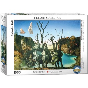 EUROGRAPHICS - PUZZLE 1000 PZAS SWANS REFLECTING ELEPHA