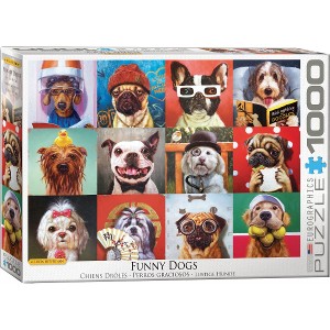 EUROGRAPHICS - PUZZLE 1000 PZAS FUNNY DOGS BY L HEFFERN