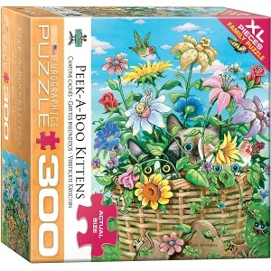 EUROGRAPHICS - PUZZLE 300 PIEZAS XL PICK A BOOH CAT BY PAT