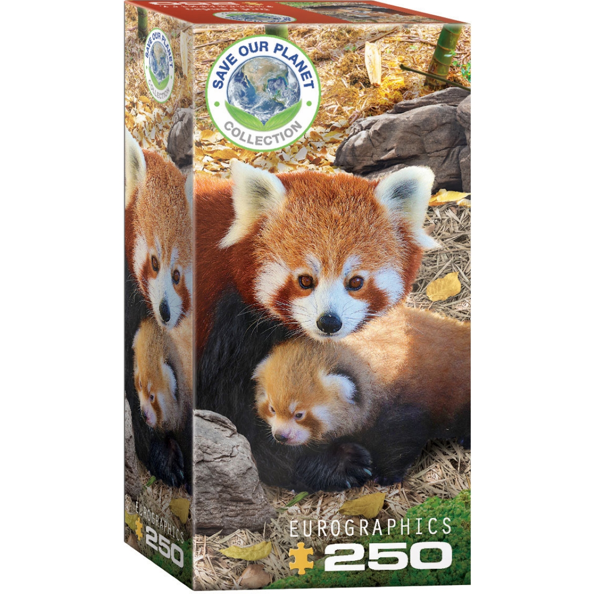 EUROGRAPHICS - PUZZLE DE 250 PIEZAS RED PANDAS