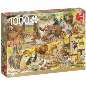 JUMBO - PUZZLE 1000 PIEZAS RIEN POORTVLIET BUILDING NOAH'S ARK PREMIUM CUALITY