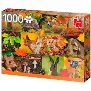 JUMBO - PUZZLE 1000 PIEZAS AUTUMN ANIMALS PREMIUM COLLECTION