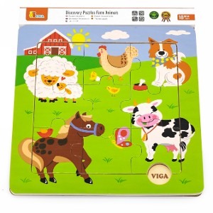 VIGA - DISCOVERY PUZZLES FARM ANIMAL 50837