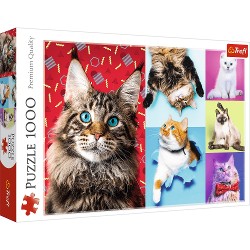 TREFL - PUZZLE 1000 PIEZAS HAPPY CATS