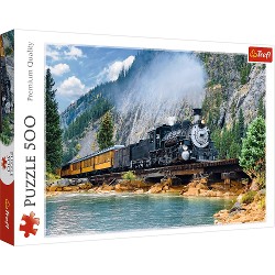 TREFL - PUZZLE 500 PIEZAS  MOUNTAIN TRAIN