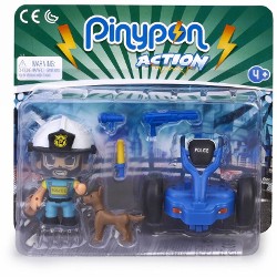 PINYPON -  ACTION POLICIA CON SEGWAY Y MASCOTA