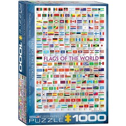 EUROGRAPHICS - PUZZLE 1000 PIEZAS FLAGS OF THE WORLD