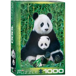 EUROGRAPHICS - PUZZLE 1000 PIEZAS PANDA AND BABY