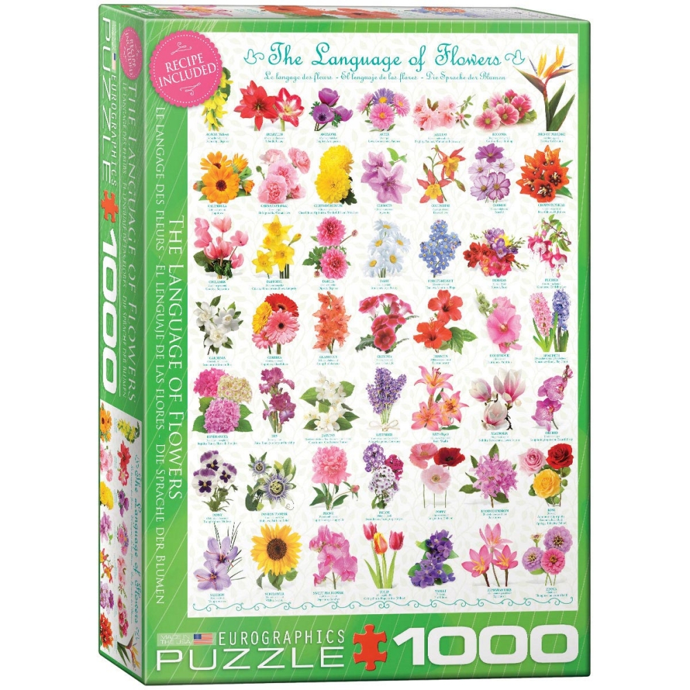 EUROGRAPHICS - PUZZLE 1000 PIEZAS FLOWERS
