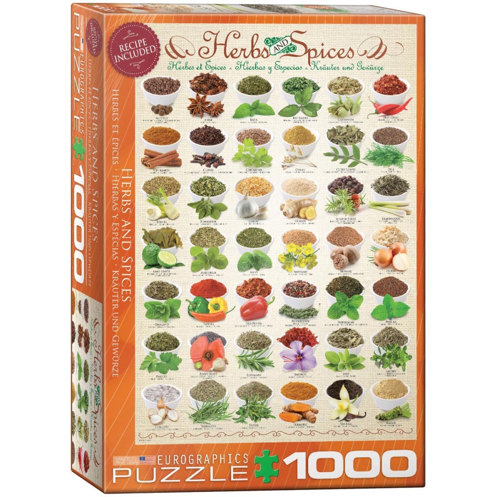 EUROGRAPHICS - PUZZLE 1000 PIEZAS HERBS AND SPICES