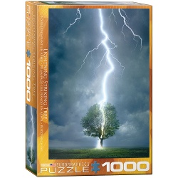 EUROGRAPHICS -  PUZZLE 1000 PIEZAS LIGHTING STRIKING TREE