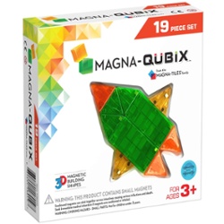 MAGNA-TILES -  BLOQUES MAGNETICOS QUBIX 19 PIEZAS