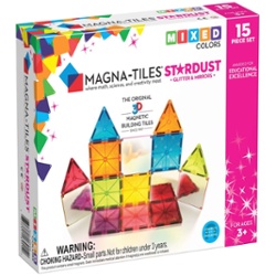 MAGNA-TILES - BLOQUES MAGNETICOS STARDUST 15 PIEZAS