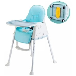 SILLA DE COMER 3 EN 1 CON ASIENTO ACOLCHADO 