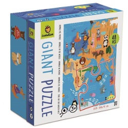 LUDATTICA - GIANT PUZZLE ANIMALES DEL MUNDO 48 PIEZAS