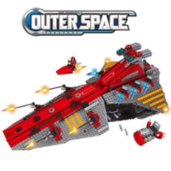 BLOQUES OUTER SPACE  1472 PIEZAS 25113