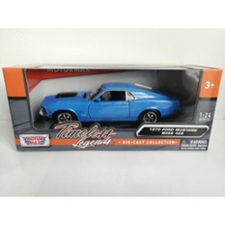 MOTORMAX - FORD MUSTANG BOSS 429 BLUE 1970 1:24