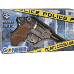 GONHER - GONHER POLICE PISTOL 8 SHOTS STEEL BOX