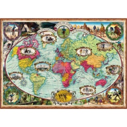 RAVENSBURGER 1000PC BICYCLES AROUND THE