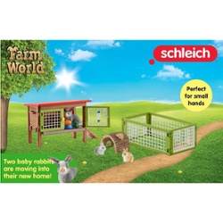 SCHLEICH RABBIT HUTCH