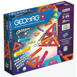 GEOMAG - GLITTER RECYCLED PANELS 35 PCS
