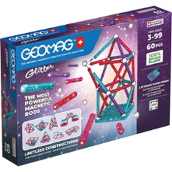 GEOMAG - GLITTER RECYCLED PANELS 60 PCS