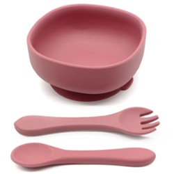 SET ALIMENTACION 3 PIEZAS ROSA