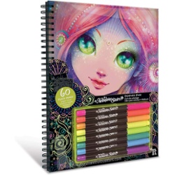 NEBULOUS STAR - CUADERNO PARA COLOREAR PAGINAS NEGRAS
