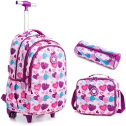 JASMINESTAR - MOCHILA CON CARRO CORAZONES 12102T-3 
