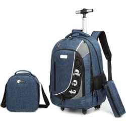 JASMINESTAR - MOCHILA CON CARRO  BLUE 12904T-3