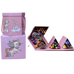 SET DE ARTE 93 PIEZAS  UNICORNIO